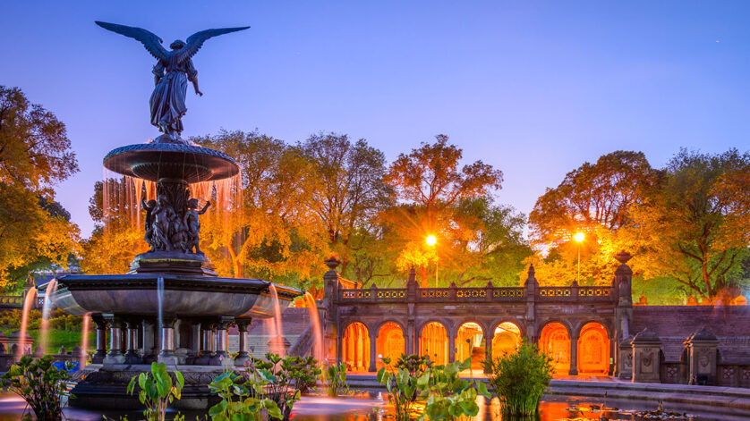 Central Park architecture fontaine